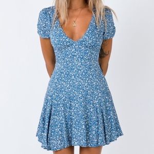 Princess Polly Blue Mini Dress